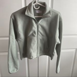 Aritzia polar fleece zip-up